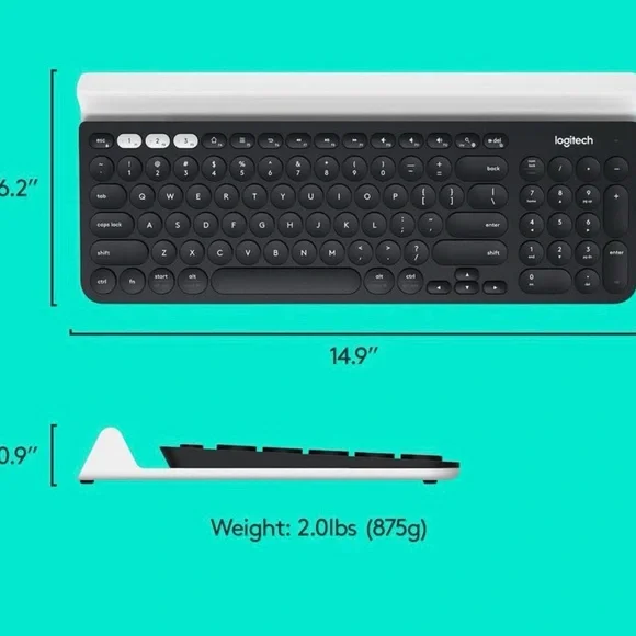 Logitech Wireless Keyboard in Black - Picture 9 of 11
